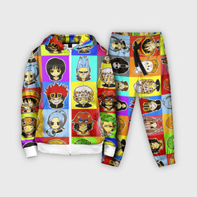 Детский костюм 3D с принтом ONE PIECE   ВАН ПИС   УЗОР в городе Новоалтайск,  |  | anime | one piece | pattern | skull | аниме | ван пис | все персонажи. | манга | мультфильм | персонажи | скелет | узор | череп | японская анимация