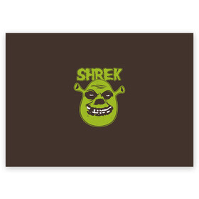Поздравительная открытка с принтом Shrek. True Ogre в городе Новоалтайск, 100% бумага | плотность бумаги 280 г/м2, матовая, на обратной стороне линовка и место для марки
 | Тематика изображения на принте: charming | donkey | fiona | forever | gonna | is | me | once | pinocchio | roll | shrek | somebody | the | told | world | артур | в | гарольд | дракон | кот | лорд | мерлин | навсегда | огр | осел | пиноккио | пряник | сапогах | фаркуад | фиона