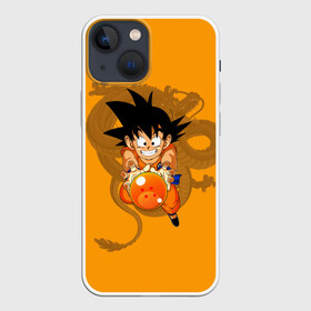 Чехол для iPhone 13 mini с принтом Kid Goku в городе Новоалтайск,  |  | anime | dragon ball | аниме | анимэ | драгон бал | дрэгон бол | жемчуг дракона