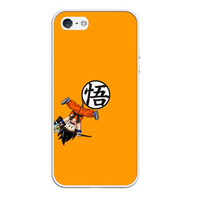 Чехол для iPhone 5/5S матовый с принтом SAIYAN GOKU в городе Новоалтайск, Силикон | Область печати: задняя сторона чехла, без боковых панелей | anime | dragon ball | аниме | анимэ | драгон бал | дрэгон бол | жемчуг дракона