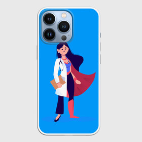 Чехол для iPhone 13 Pro с принтом Медсестра | Super Nurse (Z) в городе Новоалтайск,  |  | health worker | hospital attendant | medic | nurse | nursing | super nurse | бикса | врач | доктор | медицина | медицинская сестра | медицинский персонал | медичка | медработник | медсестра | палатная | санитарка | супер медик