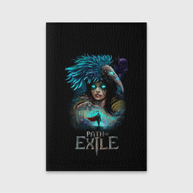 Обложка для паспорта матовая кожа с принтом Path of Exile в городе Новоалтайск, натуральная матовая кожа | размер 19,3 х 13,7 см; прозрачные пластиковые крепления | computer | game | path of exile | игра | компьютерная | путь изгнания