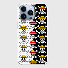 Чехол для iPhone 13 Pro с принтом ONE PIECE   ВАН ПИС   УЗОР в городе Новоалтайск,  |  | anime | heroes | one piece | pattern | skull | wanted | аниме | ван пис | герои | манга | мультфильм | персонажи. | розыск | скелет | узор | череп | японская анимация