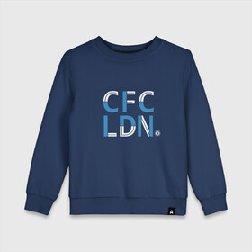 Детский свитшот хлопок с принтом FC Chelsea | CFC London (2021/22) в городе Новоалтайск, 100% хлопок | круглый вырез горловины, эластичные манжеты, пояс и воротник | 0x000000123 | chelsea | stamford bridge | вернер | канте | стамфорд бридж | челси