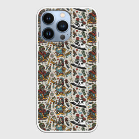 Чехол для iPhone 13 Pro с принтом апокалипсис  конец света в городе Новоалтайск,  |  | апокалипсис | конец света | метро | паттерн | противогаз | сталкер