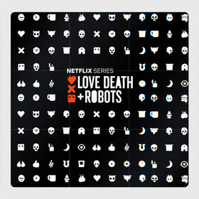 Магнитный плакат 3Х3 с принтом LOVE DEATH + ROBOTS $$$ в городе Новоалтайск, Полимерный материал с магнитным слоем | 9 деталей размером 9*9 см | love death + robots | love death + robots print | netflix | robots | tv series | лого love death + robots | любовь | надпись love death + robots | принт love death + robots | роботы | сериал