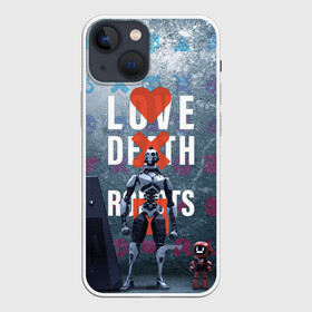 Чехол для iPhone 13 mini с принтом Любовь смерть и роботы в городе Новоалтайск,  |  | love | lovedeathandrobots | loverobot | robot