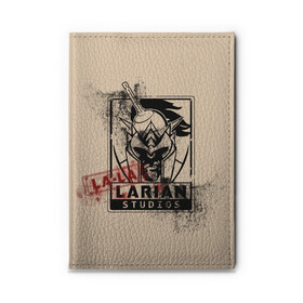 Обложка для автодокументов с принтом La-La-Larian Studios в городе Новоалтайск, натуральная кожа |  размер 19,9*13 см; внутри 4 больших “конверта” для документов и один маленький отдел — туда идеально встанут права | Тематика изображения на принте: baldur s gate 3 | divinity | larian studios | игра | лариан