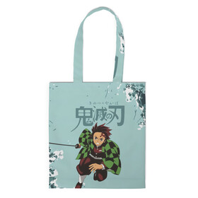 Шоппер 3D с принтом Танджиро Камадо Kimetsu no Yaiba в городе Новоалтайск, 100% полиэстер | Плотность: 200 г/м2; Размер: 34×35 см; Высота лямок: 30 см | demon slayer | kamado | kimetsu no yaiba | nezuko | tanjiro | аниме | гию томиока | зеницу агацума | иноске хашибира | камадо | клинок | корзинная девочка | манга | музан кибуцуджи | незуко | рассекающий демонов | танджиро