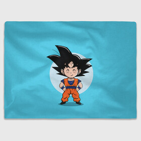 Плед 3D с принтом Sweet Goku в городе Новоалтайск, 100% полиэстер | закругленные углы, все края обработаны. Ткань не мнется и не растягивается | Тематика изображения на принте: anime | dragon ball | аниме | анимэ | драгон бал | дрэгон бол | жемчуг дракона