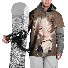 Накидка на куртку 3D с принтом Chica demonio Ангелы и демоны в городе Новоалтайск, 100% полиэстер |  | Тематика изображения на принте: angeles y demonios anime | chica demonio | ангел | аниме | демон | цветы