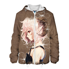 Мужская куртка 3D с принтом Chica demonio Ангелы и демоны в городе Новоалтайск, ткань верха — 100% полиэстер, подклад — флис | прямой крой, подол и капюшон оформлены резинкой с фиксаторами, два кармана без застежек по бокам, один большой потайной карман на груди. Карман на груди застегивается на липучку | Тематика изображения на принте: angeles y demonios anime | chica demonio | ангел | аниме | демон | цветы