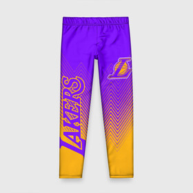 Детские леггинсы 3D с принтом LOS ANGELES LAKERS / ЛЕЙКЕРС в городе Новоалтайск, полиэстер 85%, спандекс 15% | эластичный пояс, зауженный крой | Тематика изображения на принте: 24 lakers | kobe bryant | lakers | los angeles lakers | баскетбол. | коби брайант | лос анджелес лейкерс | лосанджелес лейкерс