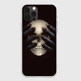 Чехол для iPhone 12 Pro Max с принтом Руки на черепе в городе Новоалтайск, Силикон |  | skull | башка | голова | кость | руки | череп | черепушка