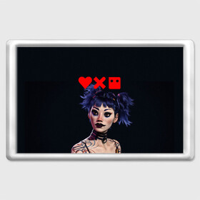 Магнит 45*70 с принтом Love, Death and Robots | Lora (Z) в городе Новоалтайск, Пластик | Размер: 78*52 мм; Размер печати: 70*45 | death | lora | love | love death robots | netflix | robots | vedeathrobots | xbot 4000 | лора | любовь | нетфликс | роботы | сериал | сериалы