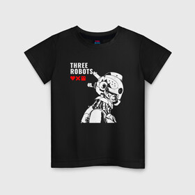 Детская футболка хлопок с принтом Love, Death and Robots | XBOT 4000 (Z) в городе Новоалтайск, 100% хлопок | круглый вырез горловины, полуприлегающий силуэт, длина до линии бедер | death | love | love death robots | netflix | robots | vedeathrobots | xbot 4000 | любовь | нетфликс | роботы | сериал | сериалы