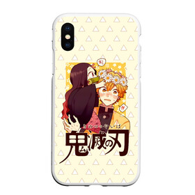 Чехол для iPhone XS Max матовый с принтом Незуко и Зеницу Kimetsu no Yai в городе Новоалтайск, Силикон | Область печати: задняя сторона чехла, без боковых панелей | demon slayer | kamado | kimetsu no yaiba | nezuko | tanjiro | аниме | гию томиока | зеницу агацума | иноске хашибира | камадо | клинок | корзинная девочка | манга | музан кибуцуджи | незуко | рассекающий демонов | танджиро