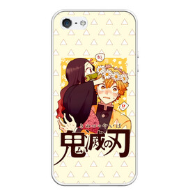 Чехол для iPhone 5/5S матовый с принтом Незуко и Зеницу Kimetsu no Yai в городе Новоалтайск, Силикон | Область печати: задняя сторона чехла, без боковых панелей | demon slayer | kamado | kimetsu no yaiba | nezuko | tanjiro | аниме | гию томиока | зеницу агацума | иноске хашибира | камадо | клинок | корзинная девочка | манга | музан кибуцуджи | незуко | рассекающий демонов | танджиро