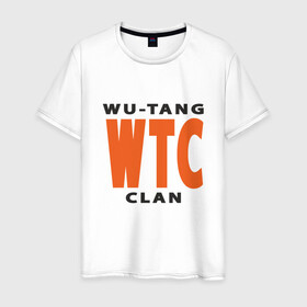 Мужская футболка хлопок с принтом Wu-Tang (WTC) в городе Новоалтайск, 100% хлопок | прямой крой, круглый вырез горловины, длина до линии бедер, слегка спущенное плечо. | black | hiphop | method man | music | new york | nyc | odb | old school | rap | rza | wu tang clan | wutang | ву тэнг | граффити | микрофон | музыка | нью йорк | рэп | рэпер | хипхоп