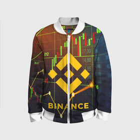 Детский бомбер 3D с принтом BINANCE / БИНАНС / БАНАН в городе Новоалтайск, 100% полиэстер | застегивается на молнию, по бокам два кармана без застежек, мягкие манжеты, по низу бомбера и на воротнике — эластичная резинка | binance | binance com | bitcoin | bittrex com | btc | exmo me | hodl. | trading | банан биржа | бинанс | биткоин | криптовалюта биржа | криптотрейдер | криптотрейдинг | трейдинг