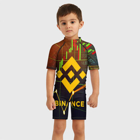 Детский купальный костюм 3D с принтом BINANCE / БИНАНС / БАНАН в городе Новоалтайск, Полиэстер 85%, Спандекс 15% | застежка на молнии на спине | binance | binance com | bitcoin | bittrex com | btc | exmo me | hodl. | trading | банан биржа | бинанс | биткоин | криптовалюта биржа | криптотрейдер | криптотрейдинг | трейдинг