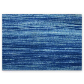 Поздравительная открытка с принтом Texture. Denim в городе Новоалтайск, 100% бумага | плотность бумаги 280 г/м2, матовая, на обратной стороне линовка и место для марки
 | Тематика изображения на принте: background | blue | dark | denim | gradient | ice | jeans | paints | ripples | spot | spots | stripes | texture | white | белый | градиент | джинсы | лед | линии | полосы | пятна | пятно | светлый | синий | текстура | темная | ткань | тьма | фон