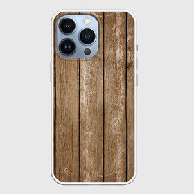 Чехол для iPhone 13 Pro с принтом Texture. Wood в городе Новоалтайск,  |  | Тематика изображения на принте: background | board | dark | gradient | paints | ripples | spot | spots | stripes | texture | white | wood | дерево | доски | линии | полосы | пятна | пятно | светлый | текстура | темная | темное | тьма | фон