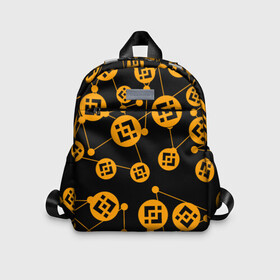 Детский рюкзак 3D с принтом BINANCE / БИНАНС / УЗОР в городе Новоалтайск, 100% полиэстер | лямки с регулируемой длиной, сверху петелька, чтобы рюкзак можно было повесить на вешалку. Основное отделение закрывается на молнию, как и внешний карман. Внутри дополнительный карман. По бокам два дополнительных кармашка | binance | binance com | bitcoin | bittrex com | btc | exmo me | hodl | trading | банан биржа | бинанс | биткоин | график. | криптовалюта биржа | криптотрейдер | криптотрейдинг | трейдинг