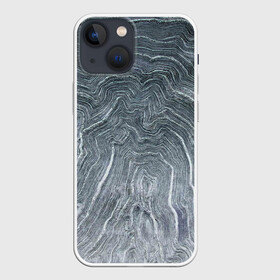 Чехол для iPhone 13 mini с принтом Negative Waves в городе Новоалтайск,  |  | background | chaos | dark | gradient | negative | paints | ripples | spot | spots | texture | wave | waves | white | белый | волны | градиент | лед | линии | полосы | пятна | пятно | светлый | синий | текстура | темная | фон