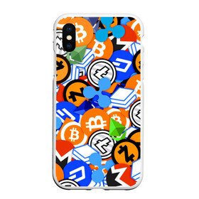 Чехол для iPhone XS Max матовый с принтом КРИПТОВАЛЮТЫ / CRYPTOCURRENCY в городе Новоалтайск, Силикон | Область печати: задняя сторона чехла, без боковых панелей | binance | binance com | bitcoin | bittrex com | btc | exmo me | hodl | pattern. | trading | zcash | банан биржа | бинанс | биткоин | доги | криптовалюта биржа | криптотрейдер | криптотрейдинг | трейдинг | узор | эфир
