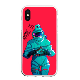 Чехол для iPhone XS Max матовый с принтом Among Us | Астронавт в городе Новоалтайск, Силикон | Область печати: задняя сторона чехла, без боковых панелей | among | among us | among us imposter | among us impostor | among us импостер | among us импостор | among us космос | амонг ас | новогодний among us