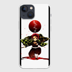 Чехол для iPhone 13 mini с принтом Танджиро Камадо Kimetsu no Yaiba в городе Новоалтайск,  |  | Тематика изображения на принте: demon slayer | kamado | kimetsu no yaiba | nezuko | tanjiro | аниме | гию томиока | зеницу агацума | иноске хашибира | камадо | клинок | корзинная девочка | манга | музан кибуцуджи | незуко | рассекающий демонов | танджиро