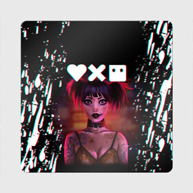 Магнит виниловый Квадрат с принтом Love, Death and Robots | Lora Glitch (Z) в городе Новоалтайск, полимерный материал с магнитным слоем | размер 9*9 см, закругленные углы | Тематика изображения на принте: death | glitch | lora | love | love death robots | netflix | robots | vedeathrobots | xbot 4000 | глитч | лора | любовь | нетфликс | роботы | сериал | сериалы