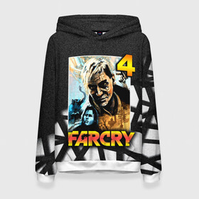 Женская толстовка 3D с принтом FARCRY 4 | Пэйган Мин в городе Новоалтайск, 100% полиэстер  | двухслойный капюшон со шнурком для регулировки, мягкие манжеты на рукавах и по низу толстовки, спереди карман-кенгуру с мягким внутренним слоем. | Тематика изображения на принте: far cry | far cry 5 | far cry new dawn | far cry primal | farcry | fc 5 | fc5 | game | new dawn | primal | игры | постапокалипсис | фар край | фар край 5