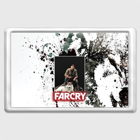 Магнит 45*70 с принтом FARCRY WOLF в городе Новоалтайск, Пластик | Размер: 78*52 мм; Размер печати: 70*45 | Тематика изображения на принте: far cry | far cry 5 | far cry new dawn | far cry primal | farcry | fc 5 | fc5 | game | new dawn | primal | игры | постапокалипсис | фар край | фар край 5