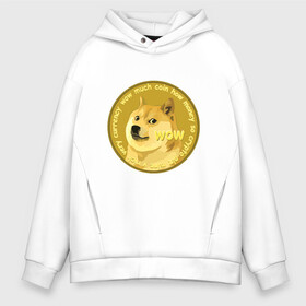 Мужское худи Oversize хлопок с принтом DOGECOIN / DOGE / ДОГИКОИН в городе Новоалтайск, френч-терри — 70% хлопок, 30% полиэстер. Мягкий теплый начес внутри —100% хлопок | боковые карманы, эластичные манжеты и нижняя кромка, капюшон на магнитной кнопке | crypto | cryptocurrency | doge | dogecoin | elon mask | trading | биржа криптовалют | доги | догикоин | илон маск | криптовалюта | мем | трейдинг.