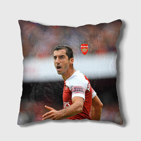 Подушка 3D с принтом H Mkhitaryan Arsenal в городе Новоалтайск, наволочка – 100% полиэстер, наполнитель – холлофайбер (легкий наполнитель, не вызывает аллергию). | состоит из подушки и наволочки. Наволочка на молнии, легко снимается для стирки | arsenal | arsenal fc | henrikh mkhitaryan | mkhitaryan | vdzabma | арсенал | генрих мхитарян | мхитарян | фк арсенал