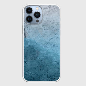 Чехол для iPhone 13 Pro Max с принтом Blue Glass в городе Новоалтайск,  |  | Тематика изображения на принте: background | blue | cracks | dark | gradient | ice | lines | ocean | paints | scratches | sea | texture | голубая | градиент | краски | лед | линии | море | океан | полосы | пятна | стекло | текстура | темная | трещины | тьма | фон | цар