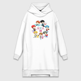 Платье-худи хлопок с принтом BTS Toys BT21 БТС БТ21 в городе Новоалтайск,  |  | bangtan | bangtan boys | beyond the scene | bt21 | bts | bts toys | carton | бангтан | бт21 | бтс | группа бтс