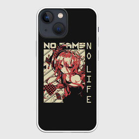 Чехол для iPhone 13 mini с принтом Нет игры нет жизни | Широ в городе Новоалтайск,  |  | anime | no game no life | аниме | анимэ | без игры жизни нет | пустые | сиро | сора