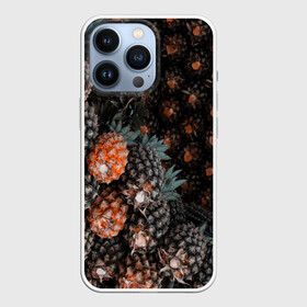 Чехол для iPhone 13 Pro с принтом Спелые ананасы в городе Новоалтайск,  |  | Тематика изображения на принте: ананас | лето | паттерн | тропические | фрукты | экзотика