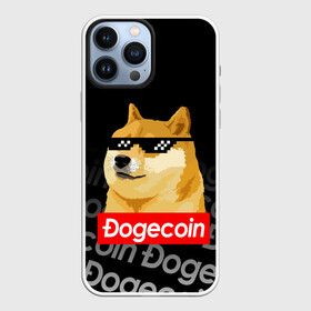 Чехол для iPhone 13 Pro Max с принтом DOGECOIN   DOGE   ДОГИКОИН в городе Новоалтайск,  |  | Тематика изображения на принте: crypto | cryptocurrency | doge | dogecoin | elon mask | trading | биржа криптовалют | доги | догикоин | илон маск | криптовалюта | мем | трейдинг.