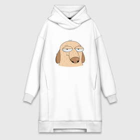 Платье-худи хлопок с принтом Дигги в городе Новоалтайск,  |  | diggy | dog | sticker | дигги | собака | стикер