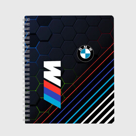 Тетрадь с принтом BMW / БМВ / M COMPETITION  в городе Новоалтайск, 100% бумага | 48 листов, плотность листов — 60 г/м2, плотность картонной обложки — 250 г/м2. Листы скреплены сбоку удобной пружинной спиралью. Уголки страниц и обложки скругленные. Цвет линий — светло-серый
 | bmw | m style | sport | x3. | x5 | x6 | x7 | авто | автомобиль | беха | бмв | бумер | м пакет | спорт