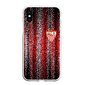 Чехол для iPhone XS Max матовый с принтом Sevilla в городе Новоалтайск, Силикон | Область печати: задняя сторона чехла, без боковых панелей | bono | diego carlos | fernando | football | goal | gol | goles | highlights | kounde | laliga | laliga santander | liga | luuk de jong | ocampos | rakitic | resumen | sevilla | suso