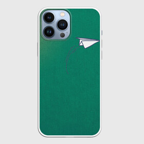 Чехол для iPhone 13 Pro Max с принтом Бумажный самолетик в городе Новоалтайск,  |  | flight | plane | бумага | бумажный самолетик | небо | полет | самолет