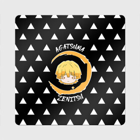 Магнит виниловый Квадрат с принтом Agatsuma Zenitsu Kimetsu no Yaiba в городе Новоалтайск, полимерный материал с магнитным слоем | размер 9*9 см, закругленные углы | Тематика изображения на принте: demon slayer | kamado | kimetsu no yaiba | nezuko | tanjiro | аниме | гию томиока | зеницу агацума | иноске хашибира | камадо | клинок | корзинная девочка | манга | музан кибуцуджи | незуко | рассекающий демонов | танджиро