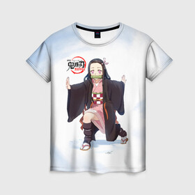 Женская футболка 3D с принтом Nezuko Kamado Kimetsu no Yaiba в городе Новоалтайск, 100% полиэфир ( синтетическое хлопкоподобное полотно) | прямой крой, круглый вырез горловины, длина до линии бедер | demon slayer | kamado | kimetsu no yaiba | nezuko | tanjiro | аниме | гию томиока | зеницу агацума | иноске хашибира | камадо | клинок | корзинная девочка | манга | музан кибуцуджи | незуко | рассекающий демонов | танджиро