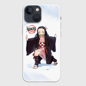 Чехол для iPhone 13 mini с принтом Nezuko Kamado Kimetsu no Yaiba в городе Новоалтайск,  |  | Тематика изображения на принте: demon slayer | kamado | kimetsu no yaiba | nezuko | tanjiro | аниме | гию томиока | зеницу агацума | иноске хашибира | камадо | клинок | корзинная девочка | манга | музан кибуцуджи | незуко | рассекающий демонов | танджиро