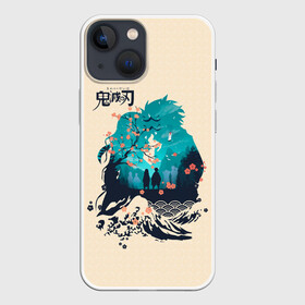 Чехол для iPhone 13 mini с принтом Танджиро и Незуко Kimetsu no Yaiba в городе Новоалтайск,  |  | Тематика изображения на принте: demon slayer | kamado | kimetsu no yaiba | nezuko | tanjiro | аниме | гию томиока | зеницу агацума | иноске хашибира | камадо | клинок | корзинная девочка | манга | музан кибуцуджи | незуко | рассекающий демонов | танджиро